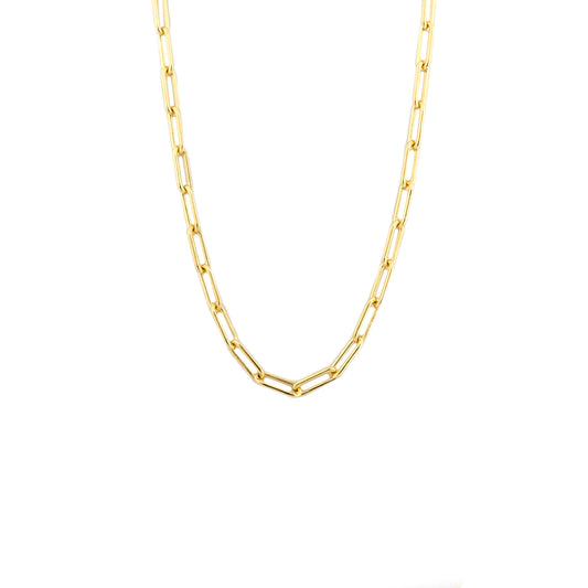 Gold Plated-Sterling Link Chain