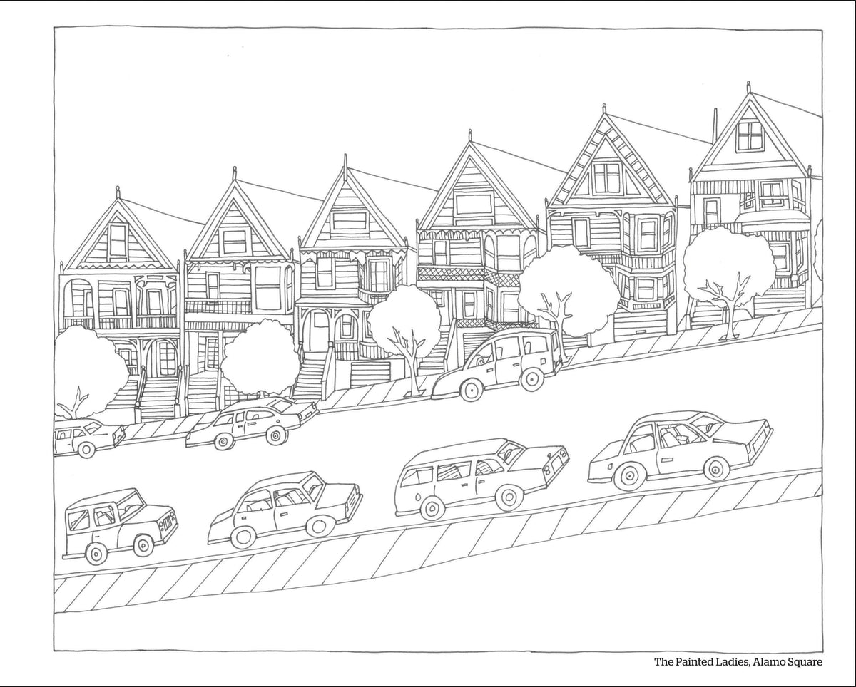 Color this Book: San Francisco