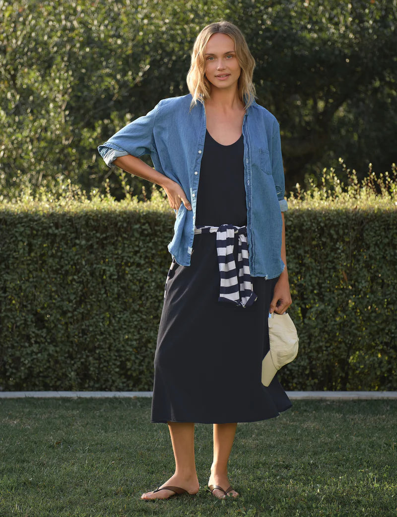Frank & Eileen - Dylan Scoop Neck Maxi Dress