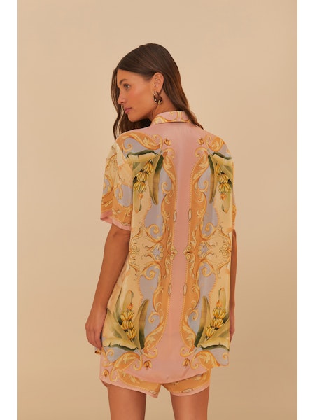Farm Rio - Banana Royalty Kalendoscope Multicolor Shirt