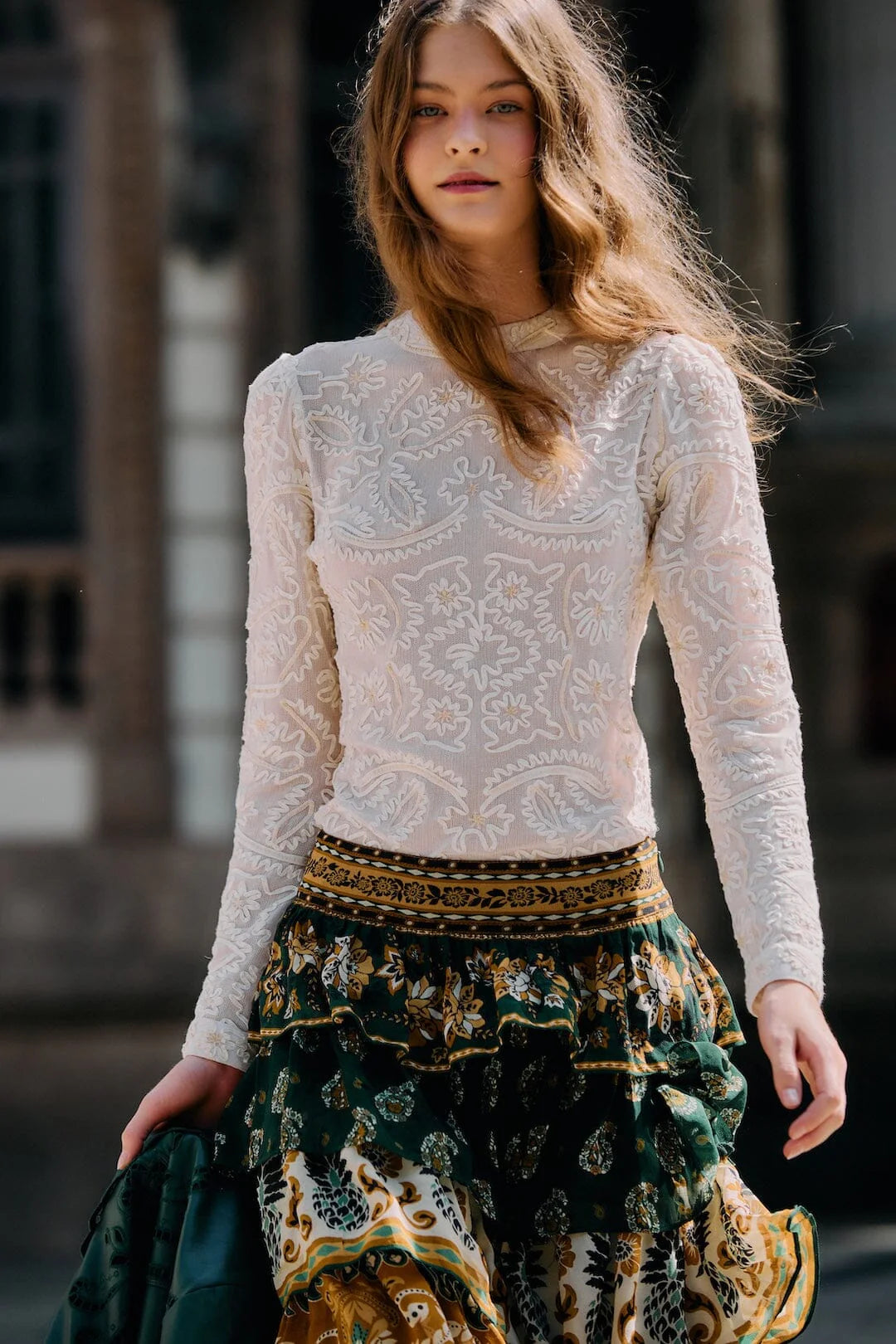 Farm Rio - Embroidered Crew