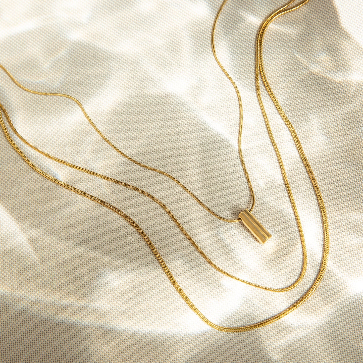 Waterproof Collection -Double Tube Snake Chain