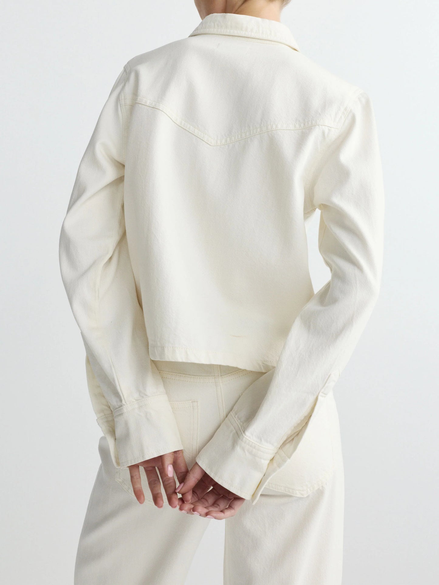 DL1961 - Montauk Shirt in Eggshell Aura