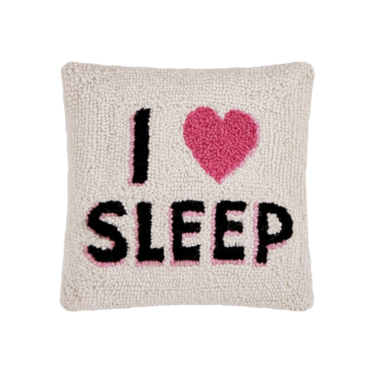 I Love Sleep Hook Pillow