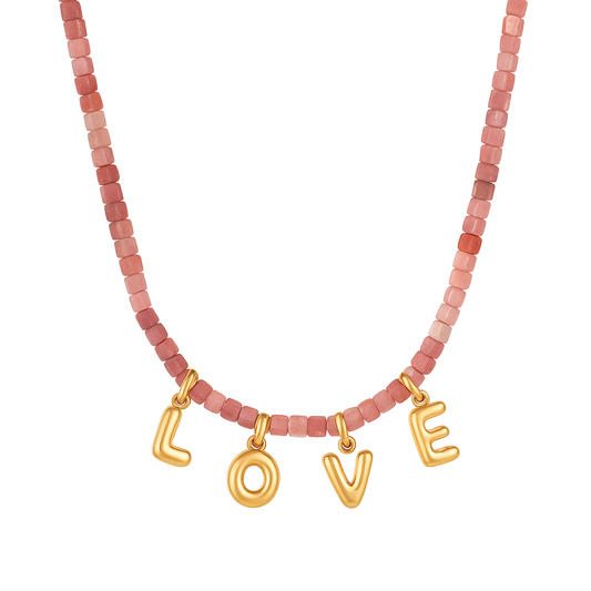 Sidekick Love Beaded Necklace