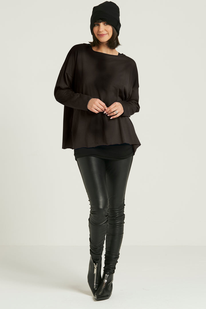 Pima Cotton Oversyed Luxury Boxy Tee