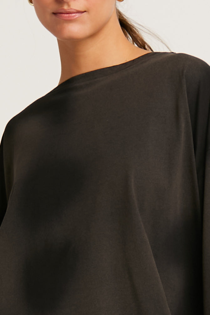 Pima Cotton Oversyed Luxury Boxy Tee