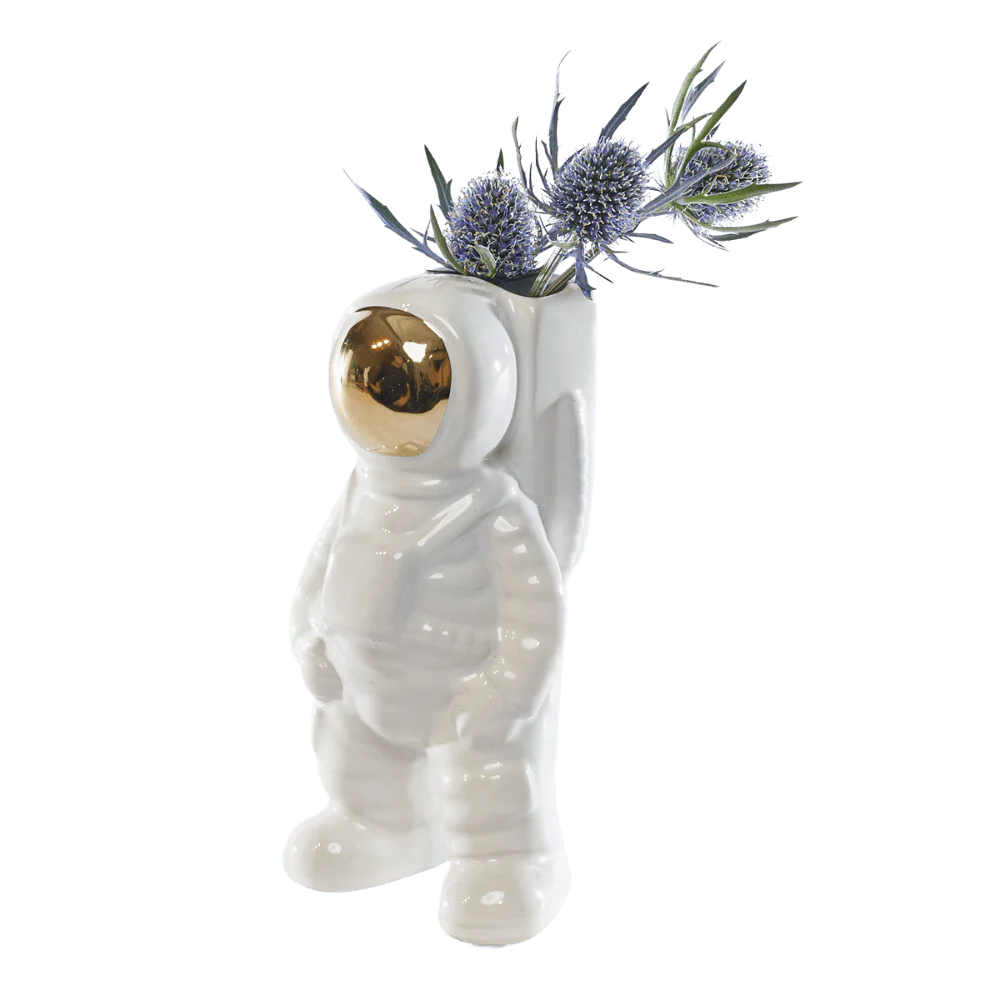 Astronaut Ceramic Unique Flower Vase