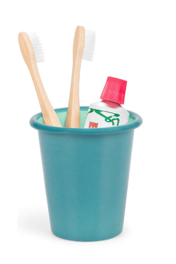 Enamel Tooth Brush Tumbler