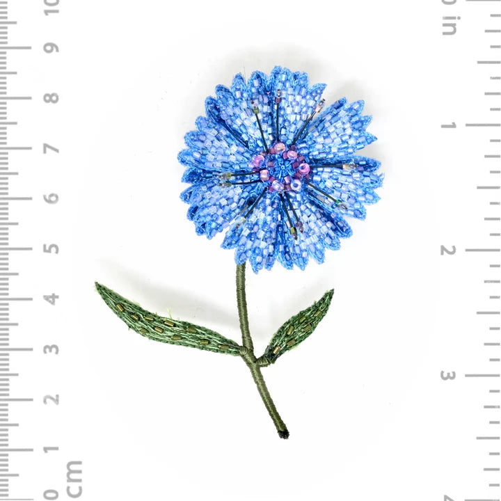 Trovelore Brooch - Blue Bottleflower