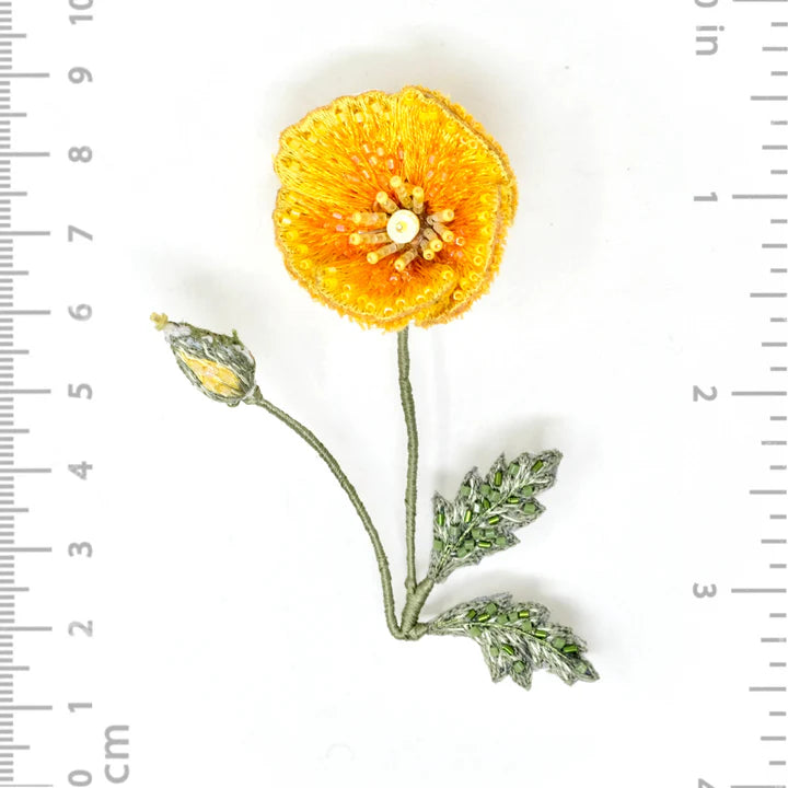 Trovelore Brooch - California Golden Poppy