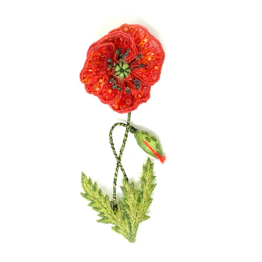 Trovelore Brooch - Field Poppy