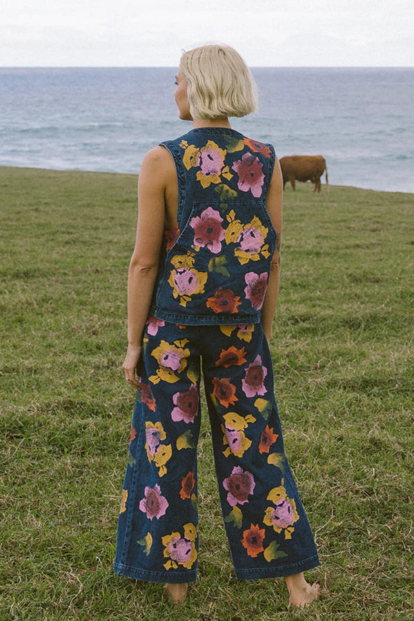 Jungmaven - Floral Disco Pant Medium