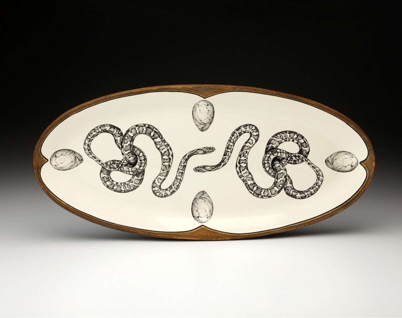 Laura Zindel Design - Fish Platter: Leopard Snake