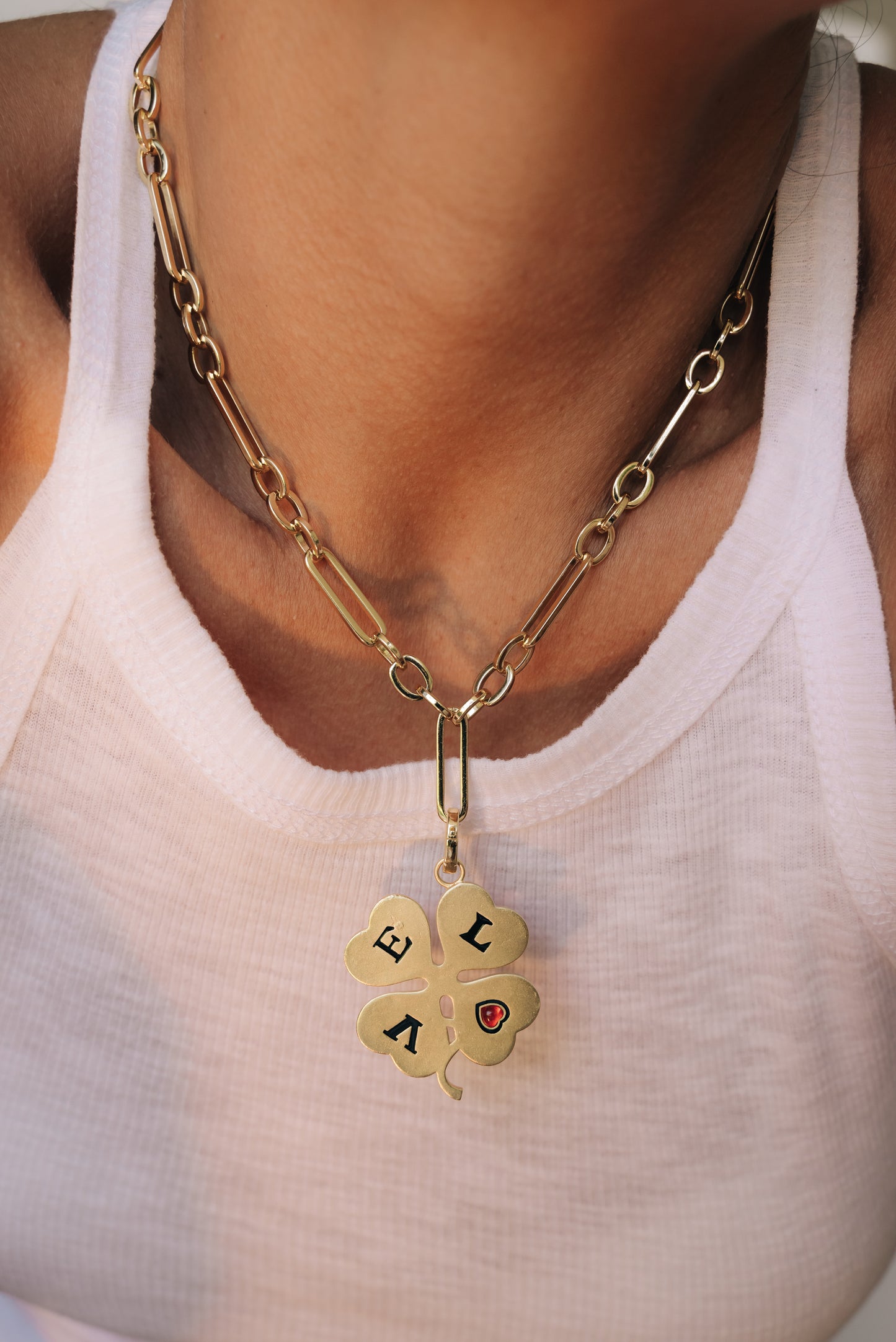 LUCKY LOVE Large necklace