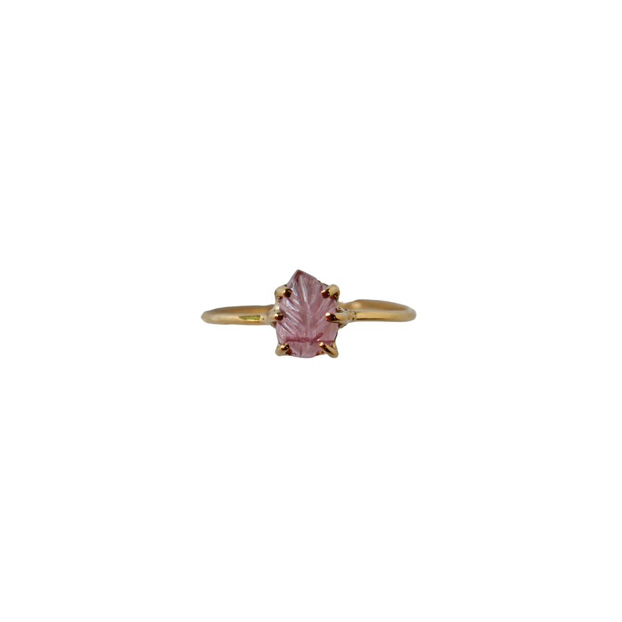 Sugarboo -Pink Leaf Ring