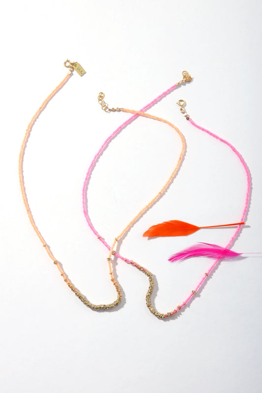 Phoenix Necklace - Crystals Short