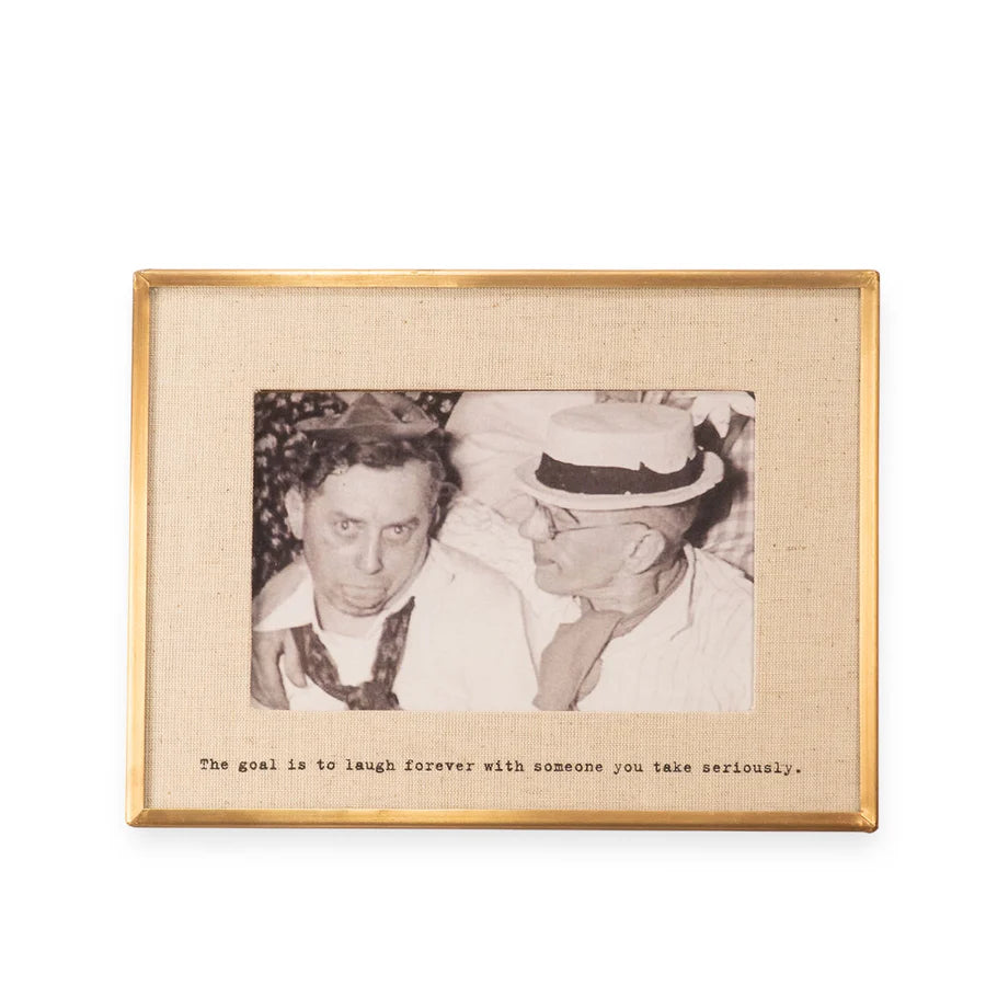 Brass Linen Picture Frame