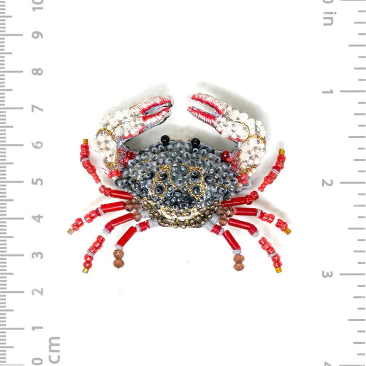 Trovelore Brooch - Red Clawed Crab