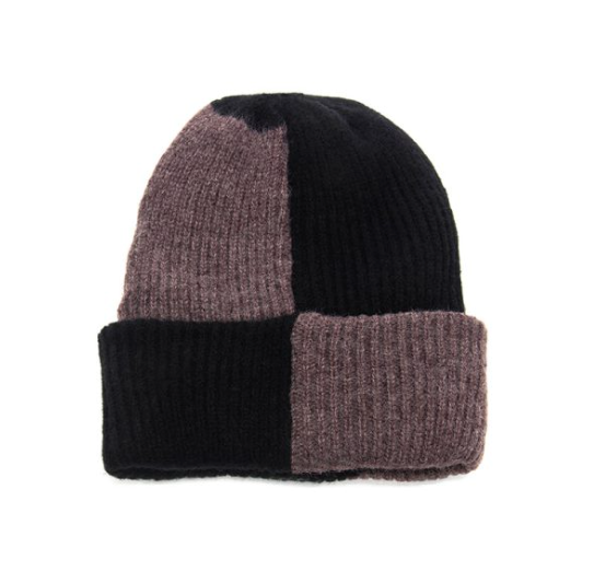 Colorblock beanie