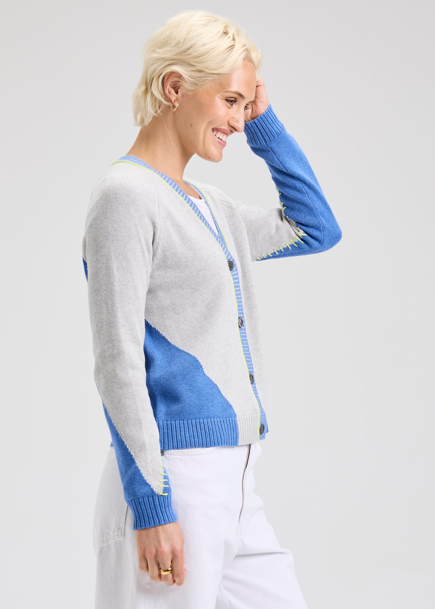 Panelled Cardi
