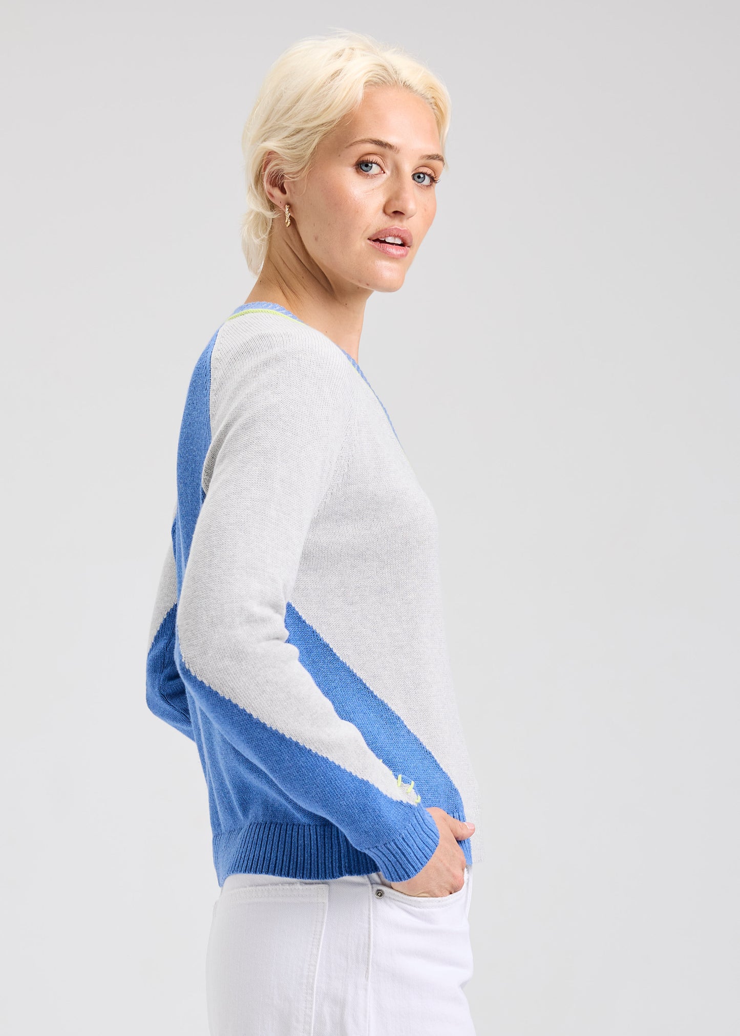 Panelled Cardi