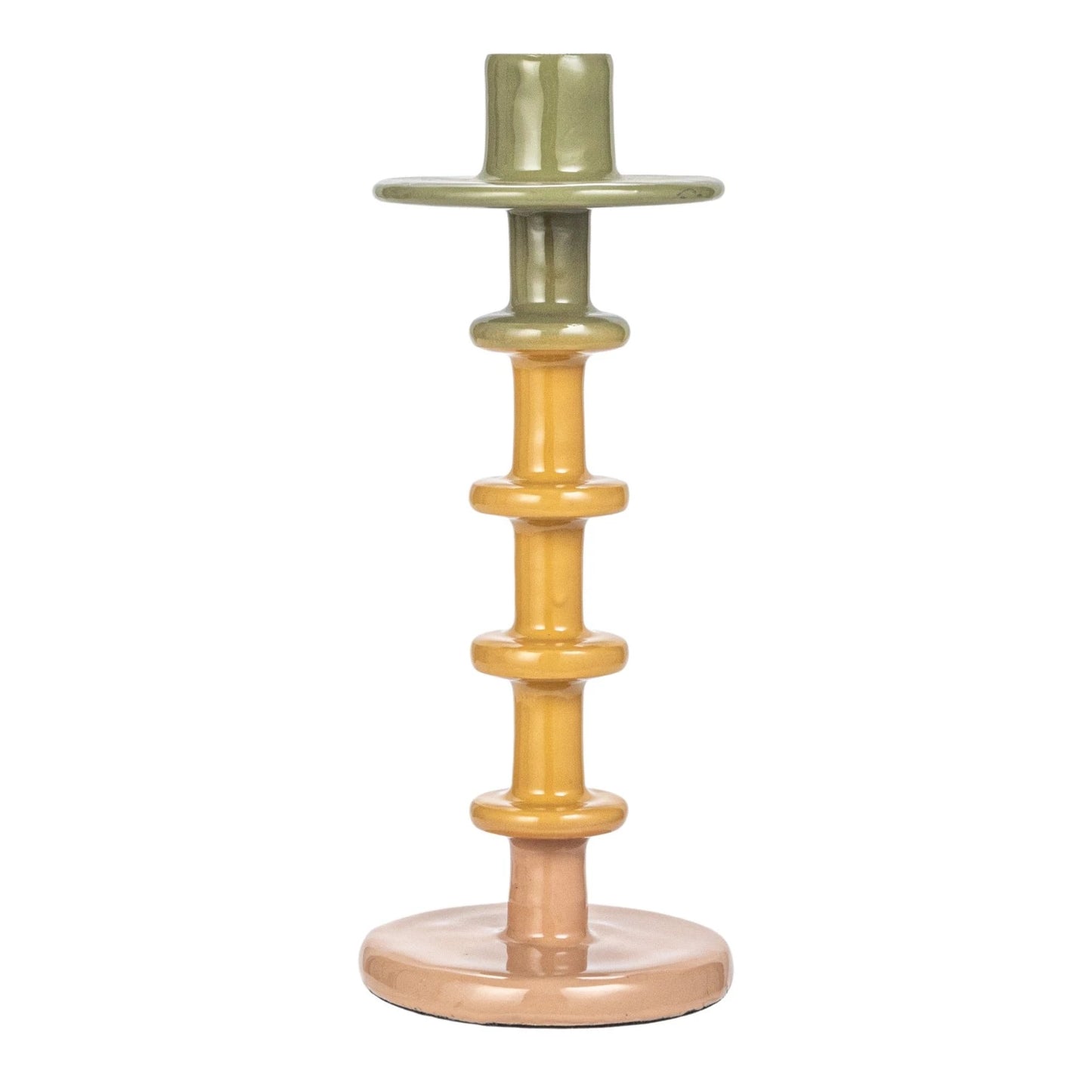 Enameled Metal Taper Holder