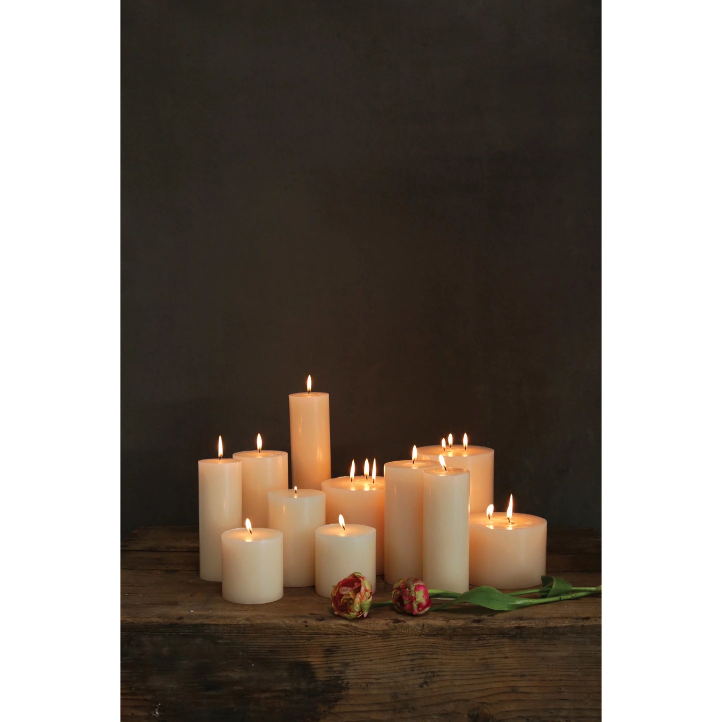 Unscented Pillar Candle