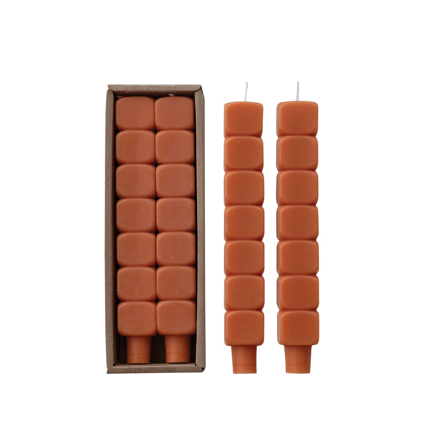 Block Taper Candles S/2