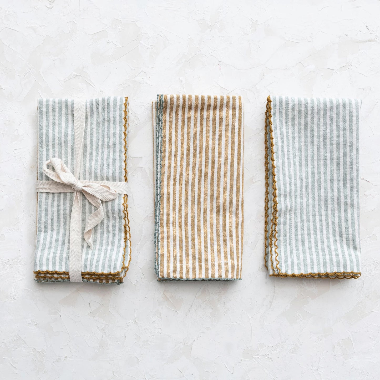 Cotton Napkins w/ Stripes