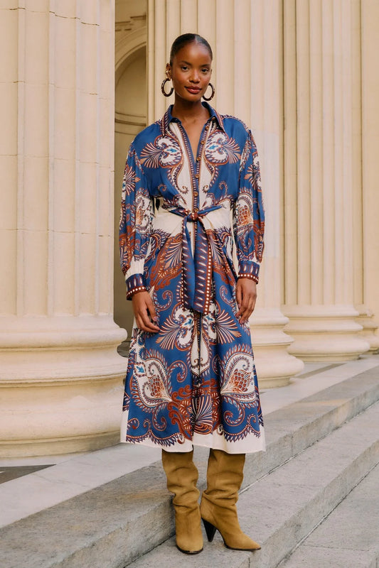 Farm Rio - Arabesque Scarf Dress