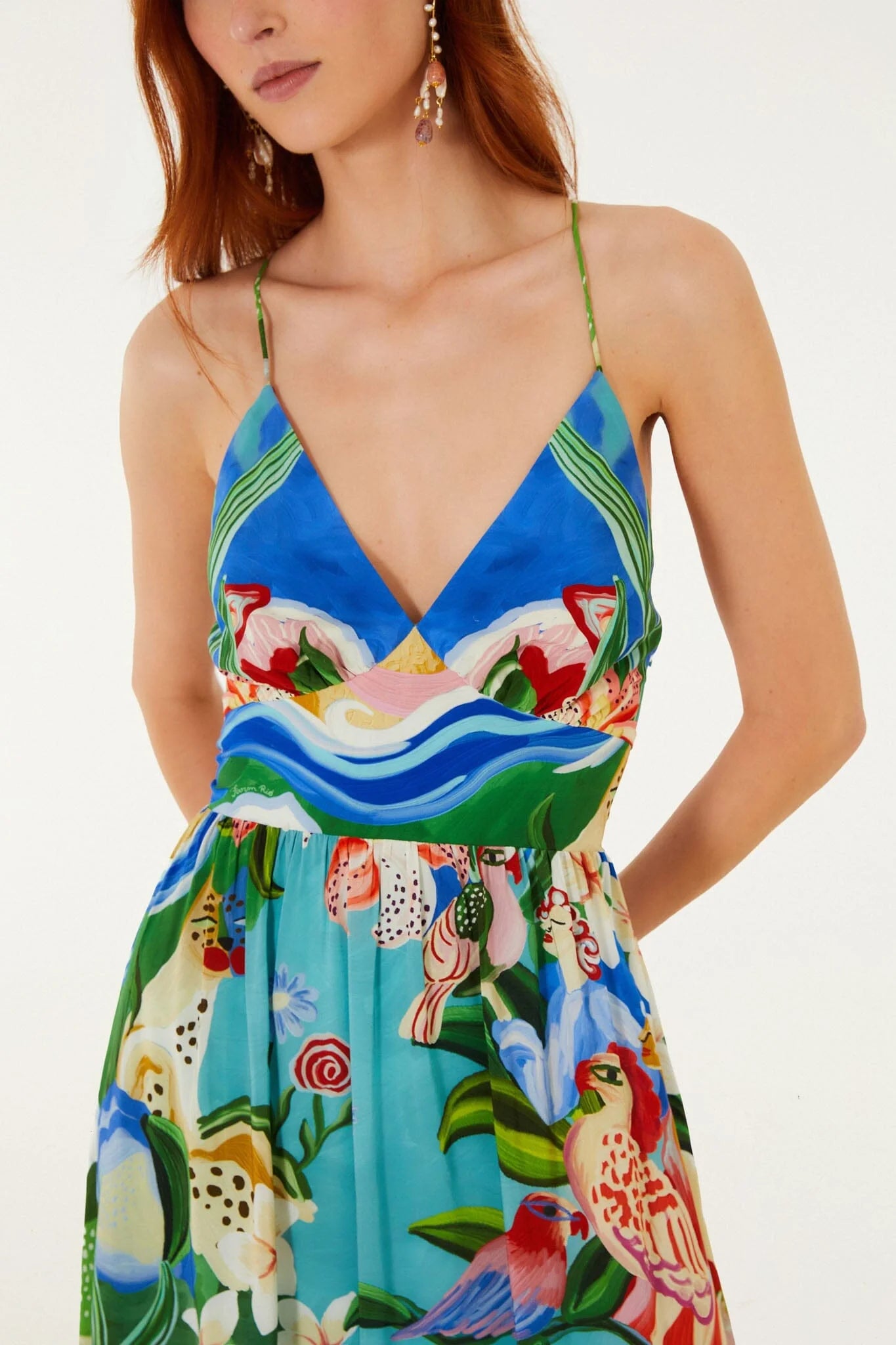 Farm Rio - Garden of Life Midi Dress