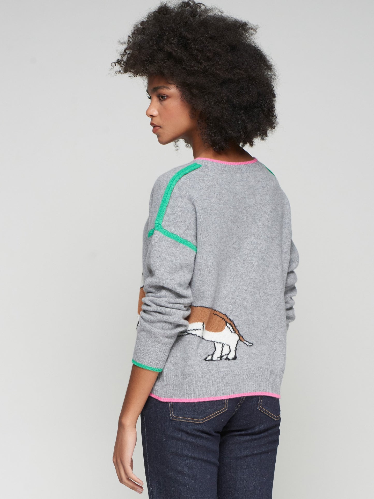 Vilagallo - Grey Dachshund Sweater