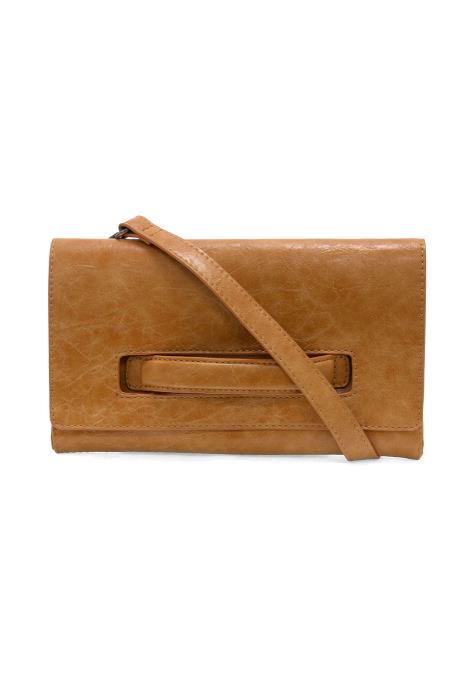 Camel Caterina Handle Clutch