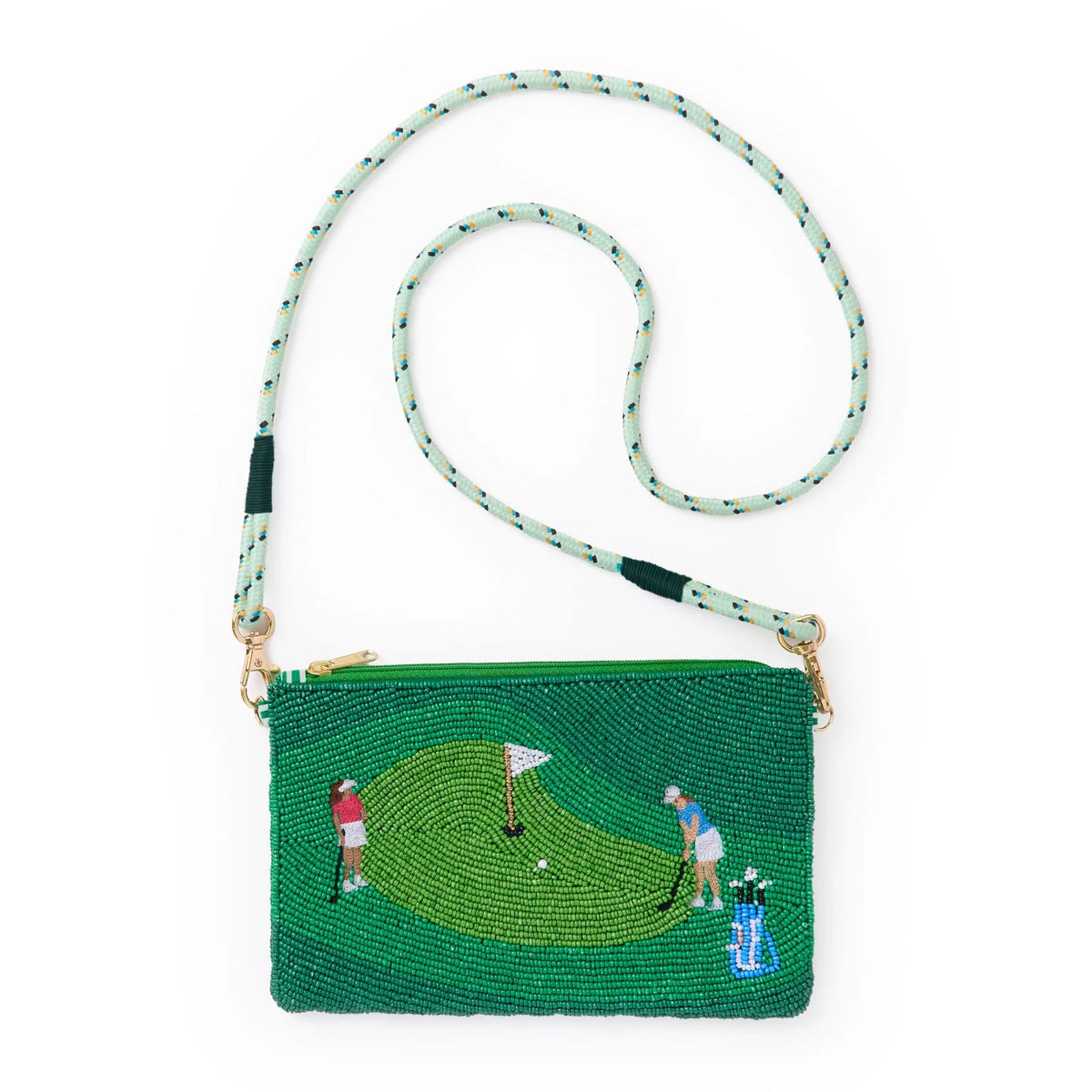 Seed Bead Clutch with Strap