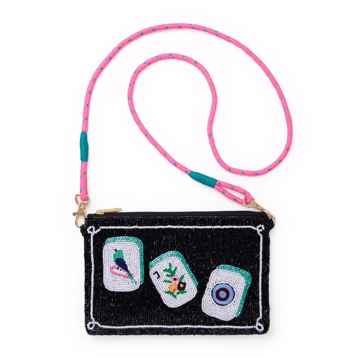 Seed Bead Clutch with Strap