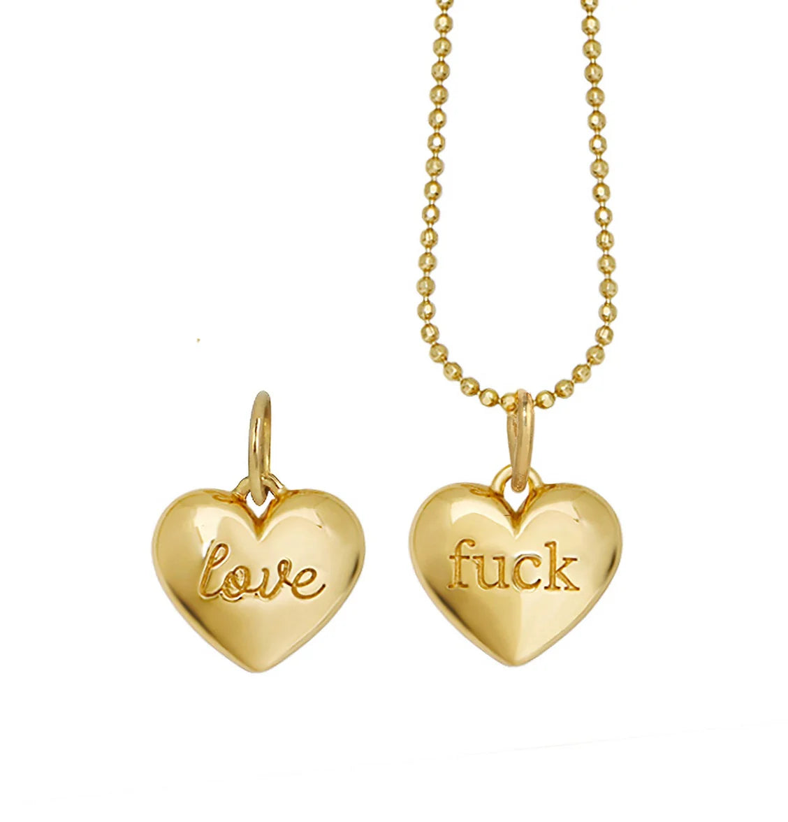 Flip Side Charm Beaded Necklace Set