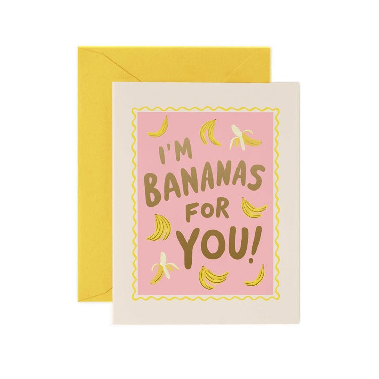 Rifle Paper Co. - Bananas For You Card