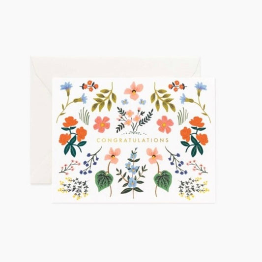 Rifle Paper Co. - Wildwood Congrats Card
