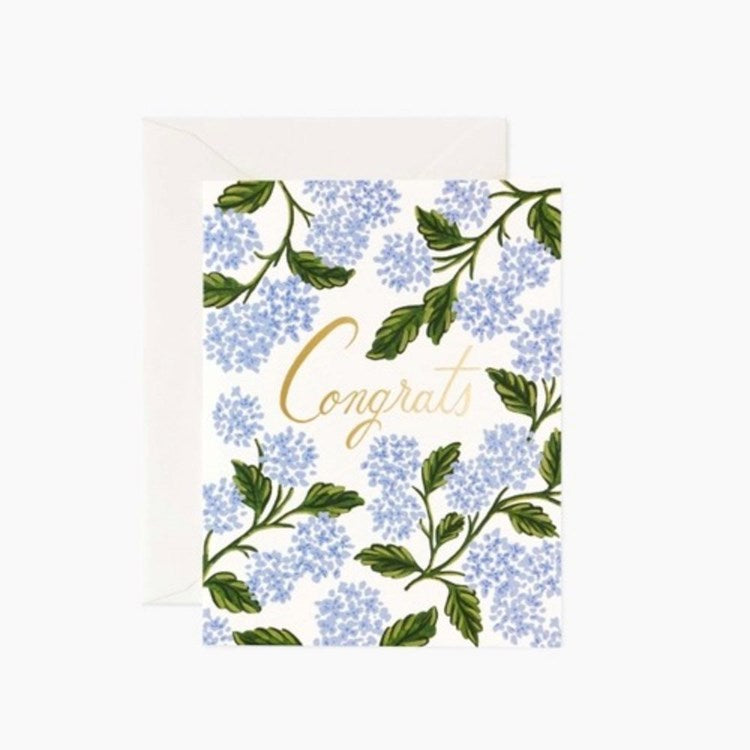 Rifle Paper Co.  - Congrats Hydrangea Card