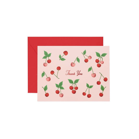 Rifle Paper Co. - Cherries Thank You Card