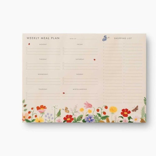 Rifle Paper Co. - Meal Planner Notepad