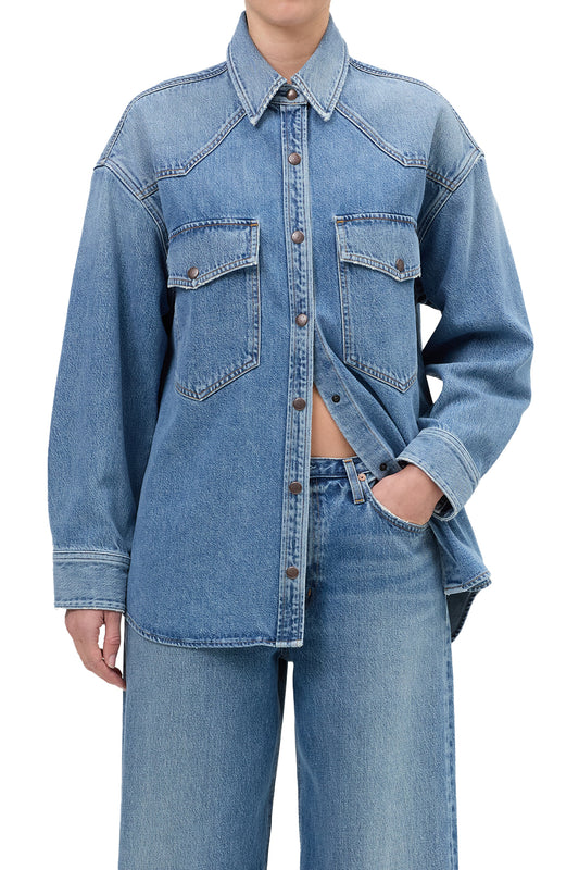 AGOLDE - Lotta Shirt in Grade