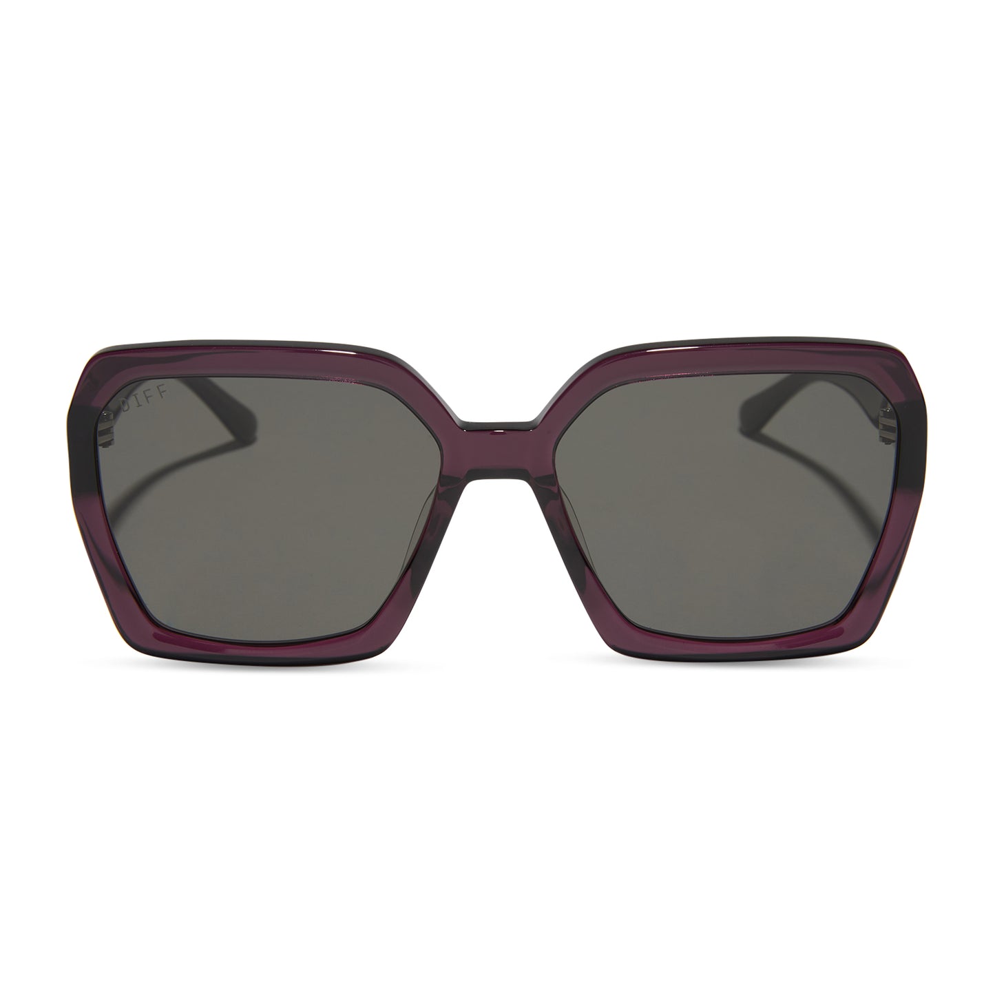 DIFF Sunglasses- Sloane Aubergine + Grey