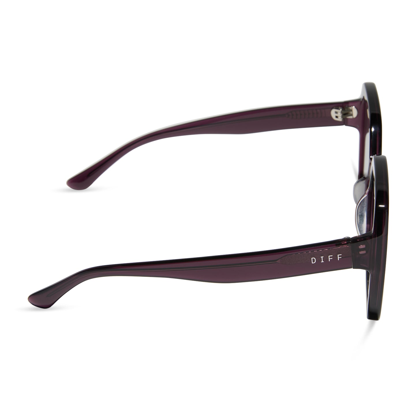 DIFF Sunglasses- Sloane Aubergine + Grey