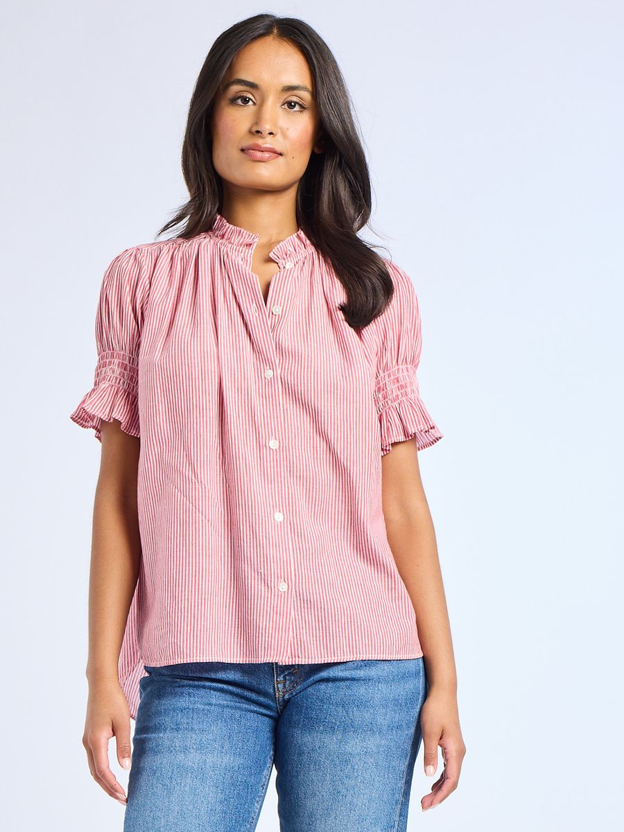 Marnie Top in Tango Stripe