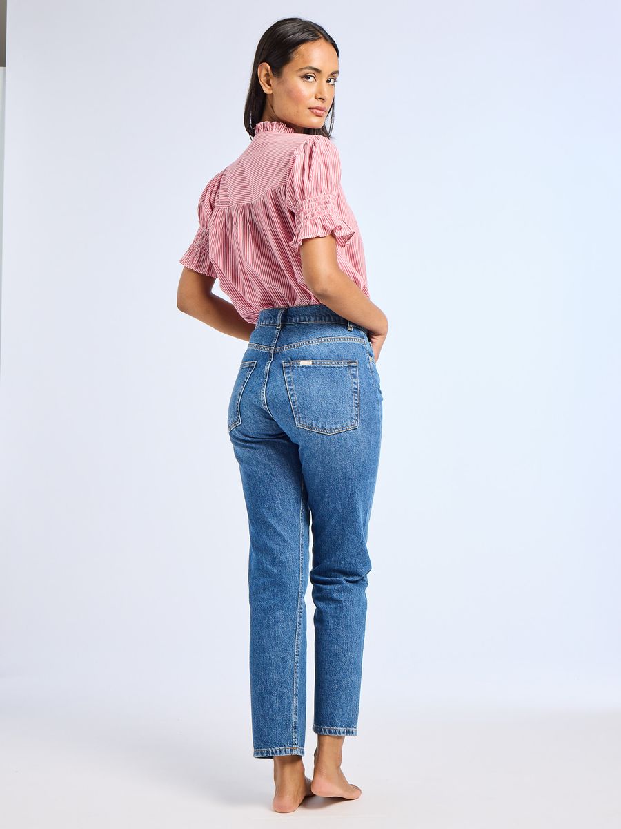 Marnie Top in Tango Stripe