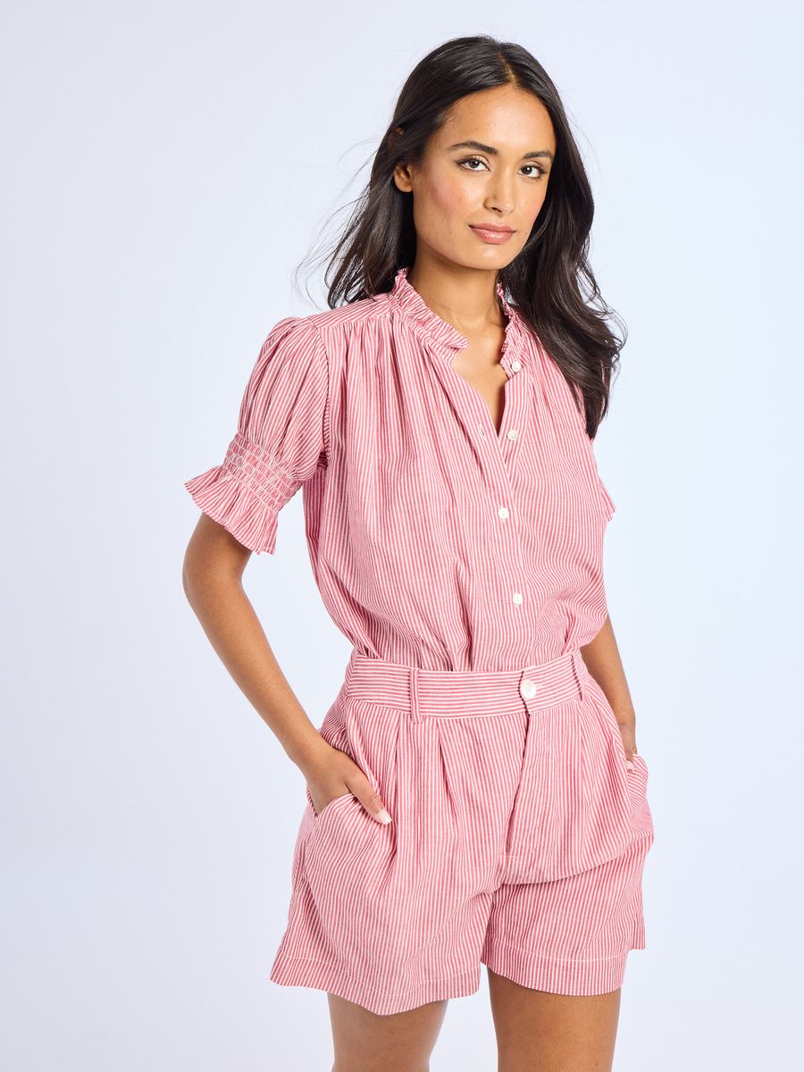 Marnie Top in Tango Stripe