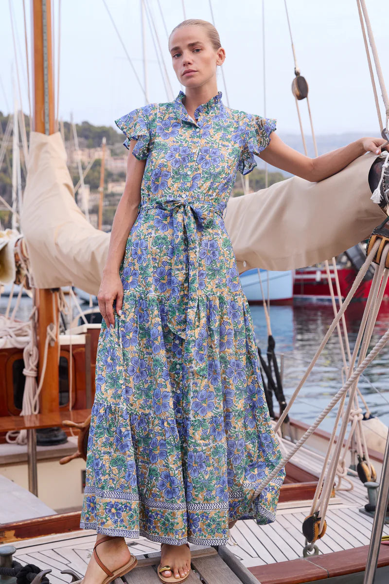 Oliphant - Leila Ruffle Collar Maxi