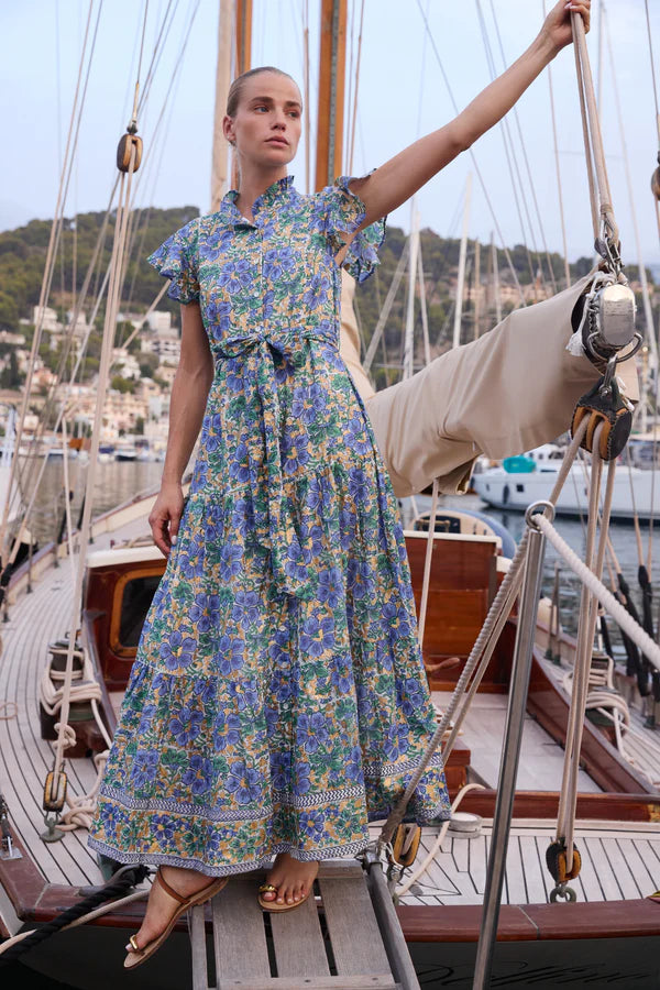 Oliphant - Leila Ruffle Collar Maxi